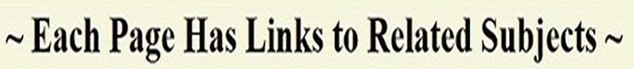 header each page has links