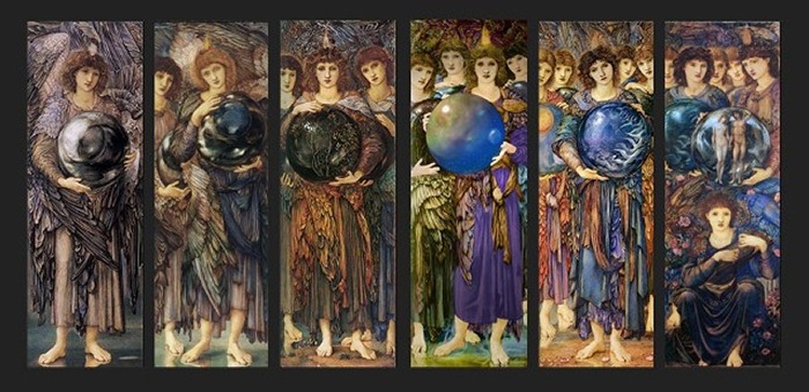 Art-Print 'Days Of Creation - panel' by Edward Burne-Jones-IG